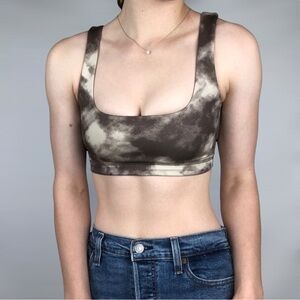 ShopTanLines Bikini Swuare Neck Dye‎ Tye Top Size S